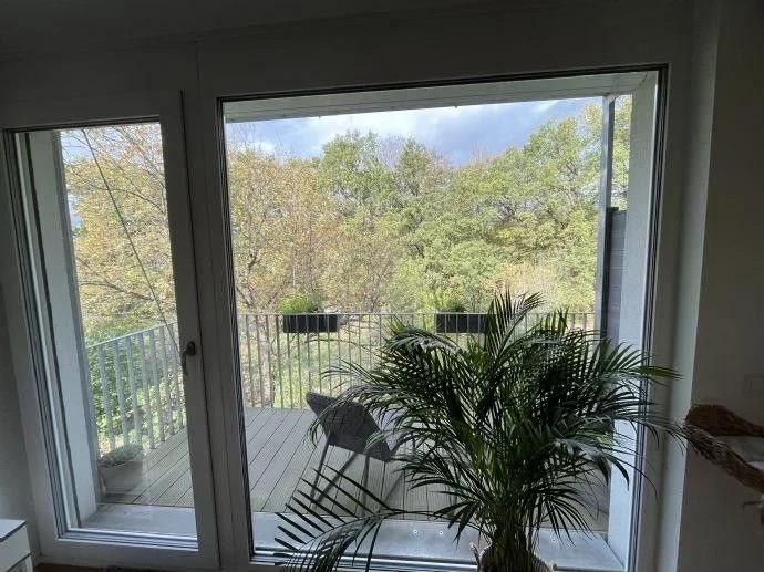 Blick aus dem Schlafzimmer