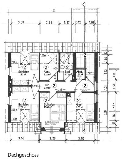 Haus-im-Haus-Gefühl: 6-Zimmer-Wohnung mit Dachterrasse & 600qm Privatgarten – Dachgeschoss