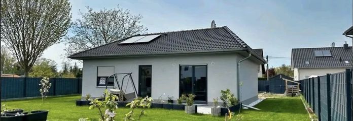 Begrünte Gartenansicht