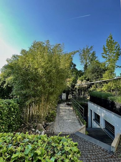 Sonniges Reihenendhaus mit Atelier - ruhige, familienfreundliche Lage, Garten & Blick über Skyline – Kleiner Bambushain Ost 