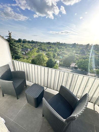 Blick vom Balkon