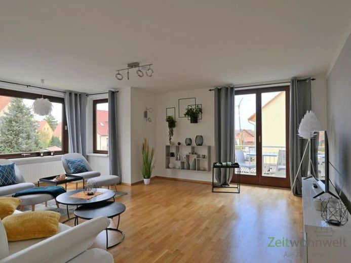 (EF0734_M) Erfurt: Brühlervorstadt, neu renovierte und neu möblierte Wohnung mit Parkett und Balkon, WLAN – Foto 1