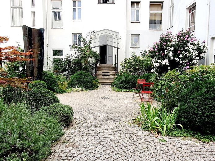Begrünter Innenhof