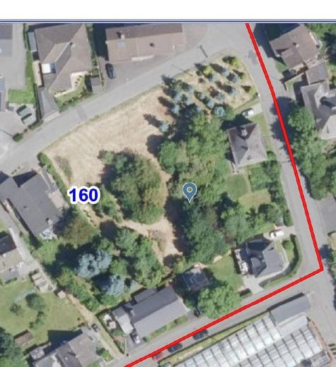 attraktives Grundstück in Bergneustadt 2930 qm - auch teilbar – Luftbild Grundstücke Flur 4