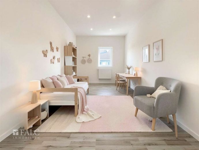 Attraktives Gesamtpaket: modernes Wohnhaus, vermietete Halle &amp; Baupotenzial – Zimmer - (KI generiert)