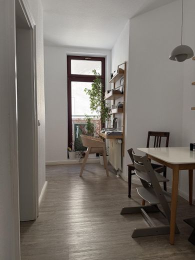 Listed monument-protected maisonette · 137m²· 70 m² roof terrace · elevator · vacant · Leipzig Zentrum-Nord – Küche/ Essbereich
