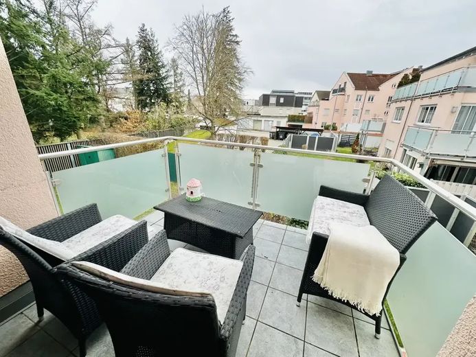 Balkon mit Südausrichtung