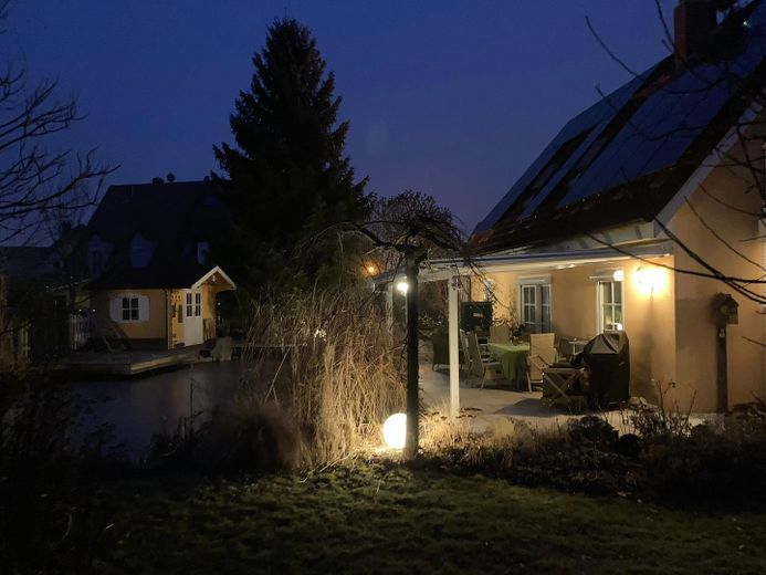 Abendstimmung im Winter 2