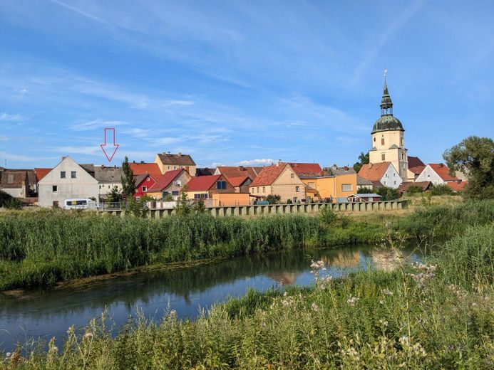 Schwarze Elster, Blick z. Haus