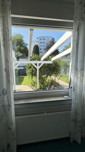 Waldrand Bungalow zu den Fischteichen incl. Strom – Blick in den Garten