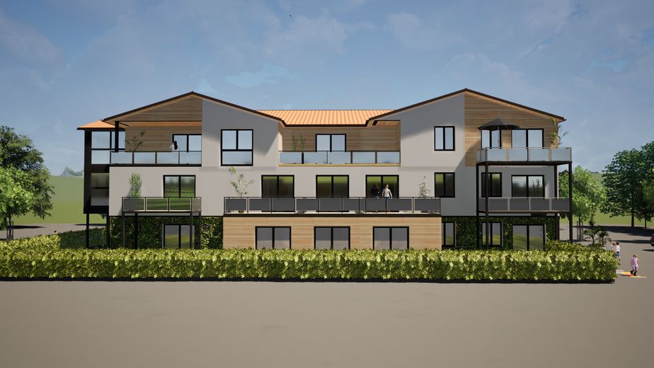 Nachhaltiges Neubau-Appartement – attraktives Wohnen oder Investment *5% Degressive AfA* – Außenansicht