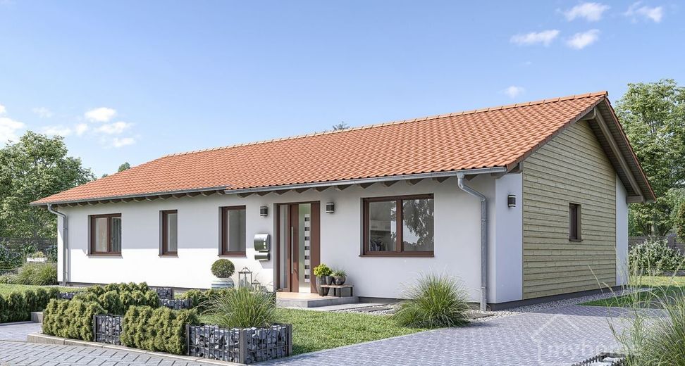 Ihr maßgeschneidertes Zuhause mit einem Architektenhaus aus Holz in Röttenbach – B94-154_EINGANG