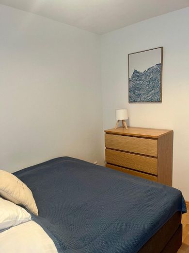 Gemütliche Ferienwohnung in Dahme mit Meerblick – Schlafzimmer