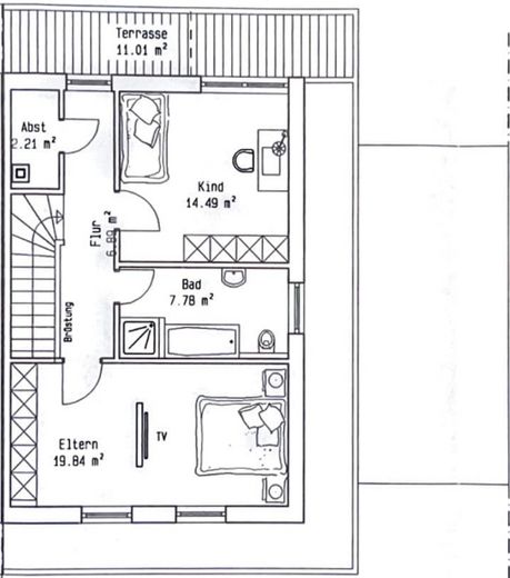 Grundriss 1 Og rechts