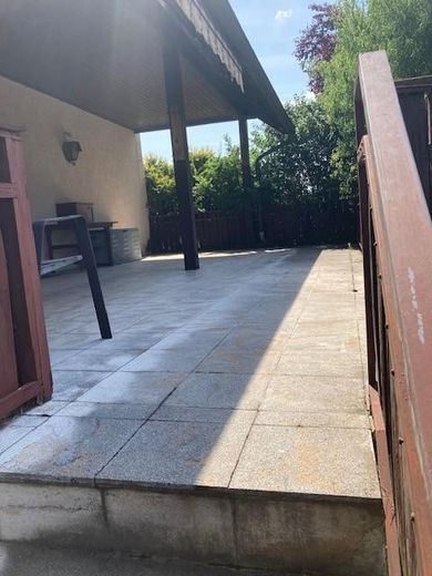 Terrasse vom Garten aus