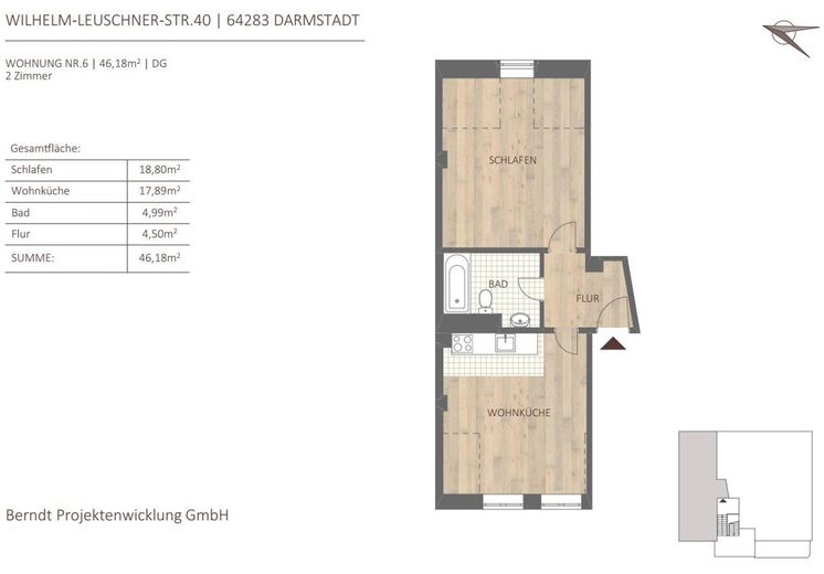 Sorfort frei !!! 2-Zi. ETW im Dachgeschoss - Top Lage !!! – फोटो 27