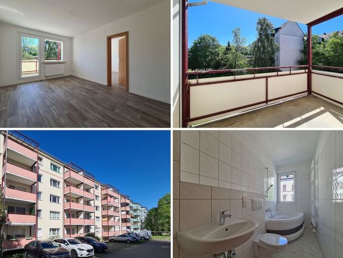 Renovierte 2 Zimmerwohnung mit großem Balkon & Eckbadewanne – Foto 1