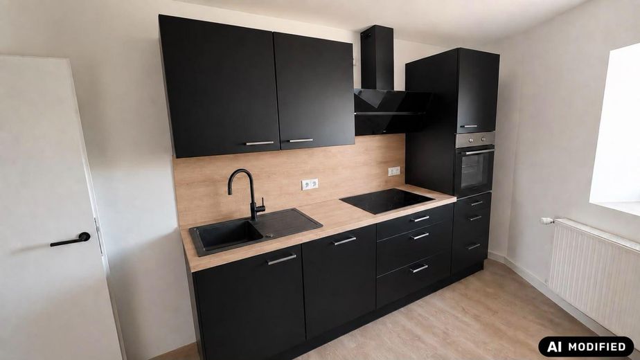 3-Raum DG-Wohnung mit neuer Einkauküche in Meerane - Erstbezug hochwertig saniert – Einbauküche