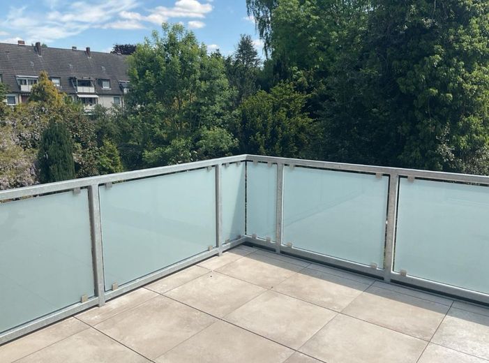 Aussicht vom Balkon