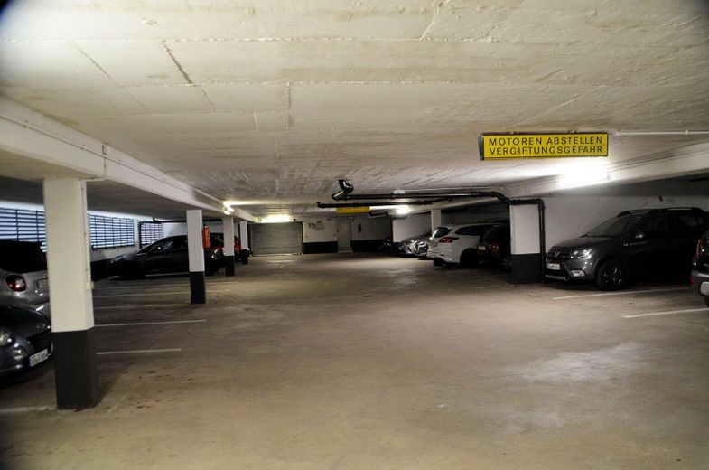 Teilansicht Parkhaus 1. Etage