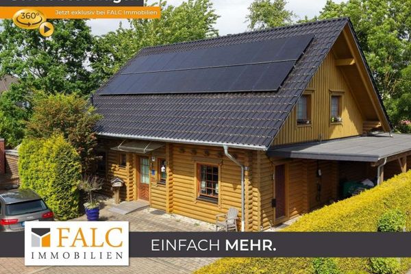 Appelhülsen-Skandinavischer Flair trifft moderne Energietechnik - Blockhaus mit besonderem Charakter
