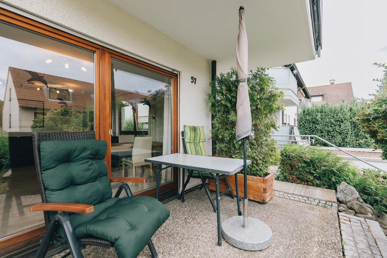 Steuerlich attraktive Kapitalanlage in Stammheim-Süd mit zuverlässigem Mieter (provisionsfrei) – Süd-Terrasse