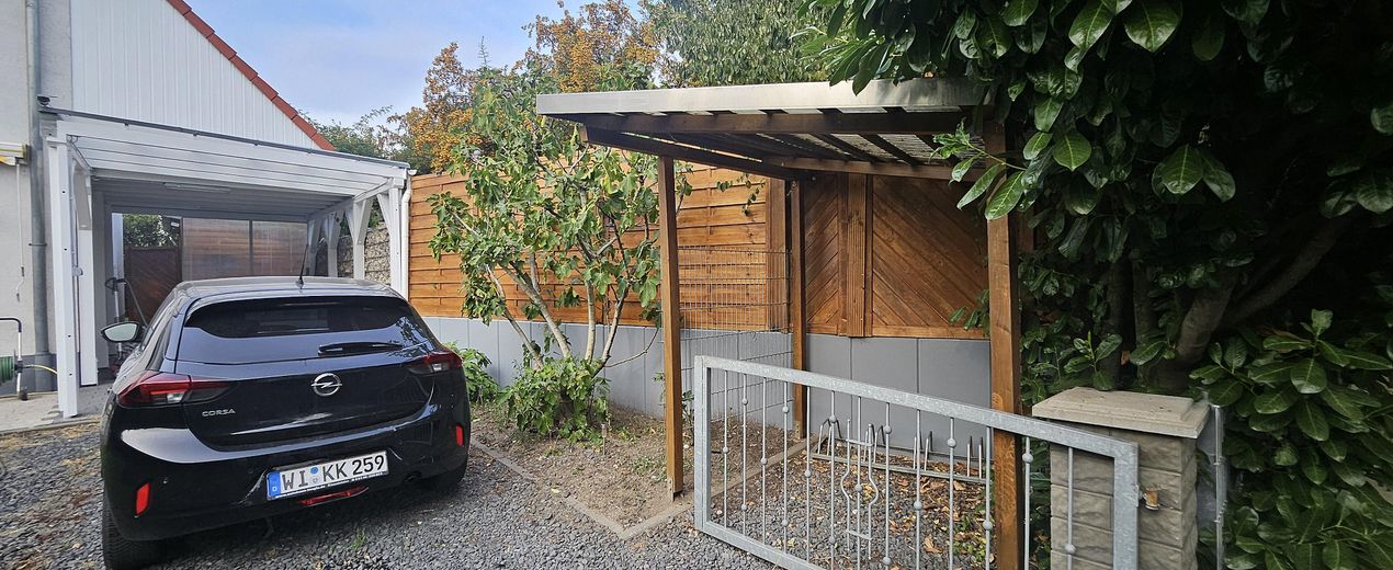 Fahrrad Carport