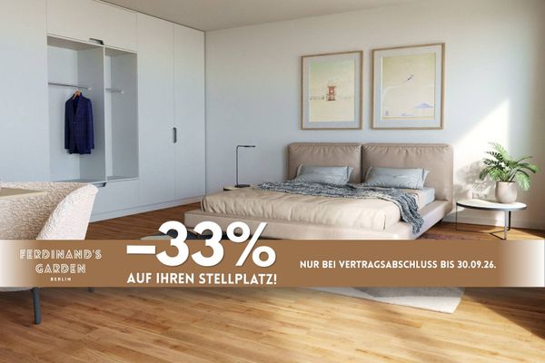 Geräumige 2-Zimmer-Wohnung mit EBK und 2 BALKONEN im Neubauquartier 'Ferdinand's Garden'