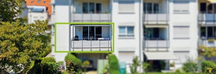 360° | Helle 3-Zimmer-Wohnung mit zwei Balkonen und TG-Stellplatz in ruhiger Innenstadtlage