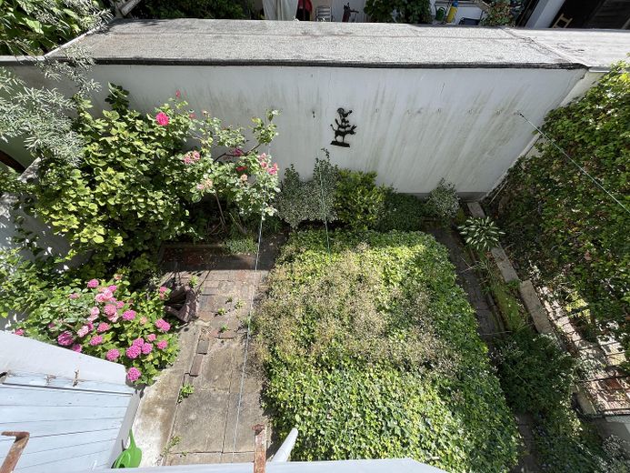 Blick vom Balkon