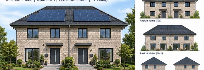 New-build semi-detached house in a quiet and family-friendly location in Bremen Oberneuland