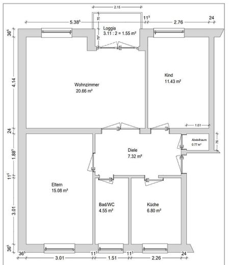 3-Zimmer-Wohnung mit Balkon in Bremen-Osterholz – provisionsfrei – Foto 5