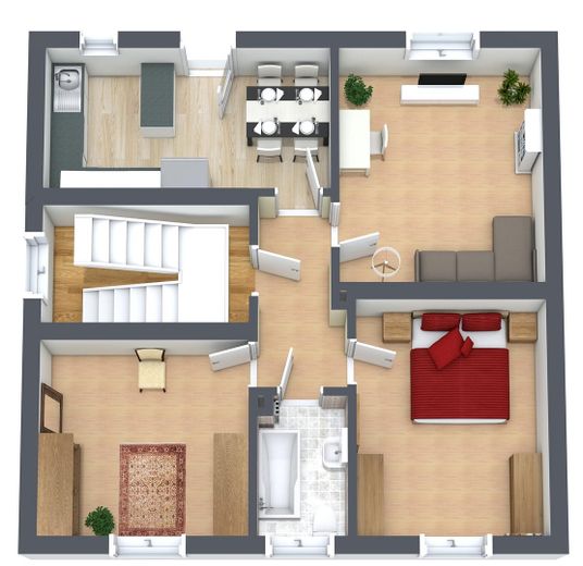 Grundriss Obergeschoss