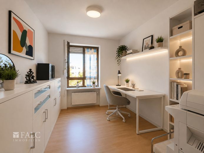 Stilvolle 3-Zimmer-Wohnung in Neusäß mit sonniger Loggia – Arbeiten