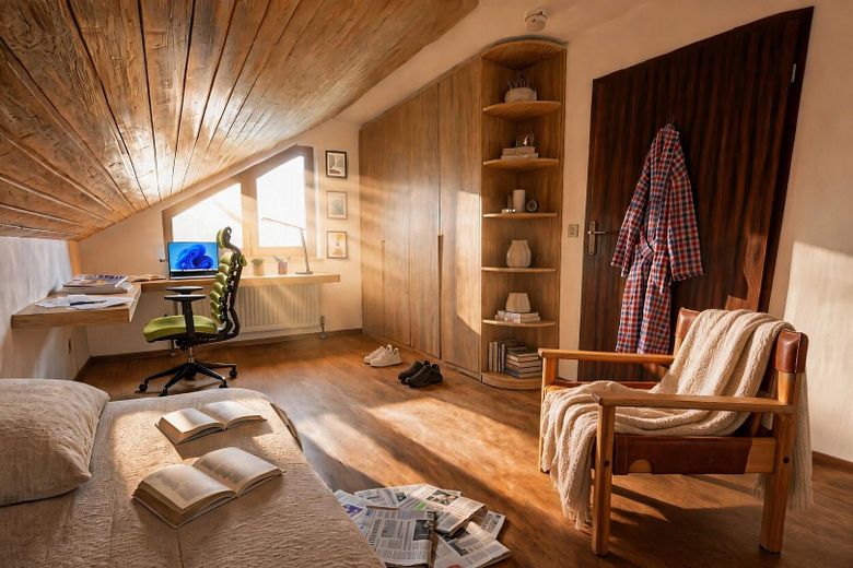 💦 شقة ميزونيت من 3 غرف بمساحة 76,03 م²، شاملة المرآب وموقف السيارات 💦 – UG - Kind - Gast - Homeoffice 