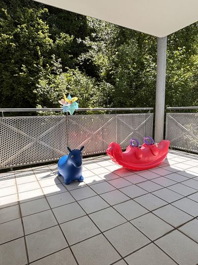 Balkon zum Wohnzimmer 