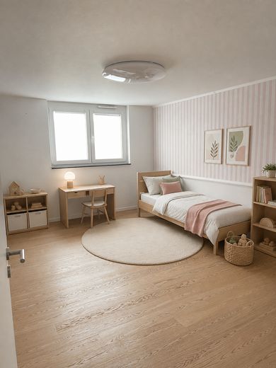 Exklusives Gartenhofhaus mit Garten, 2 Tiefgaragenstellplätzen und moderner Energietechnik – Schlafzimmer Souterrain
