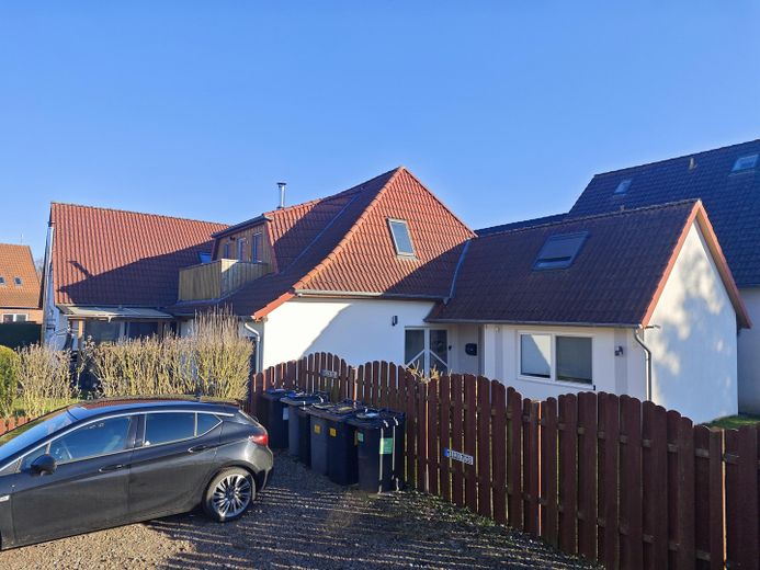 Blick vom privaten Parkplatz