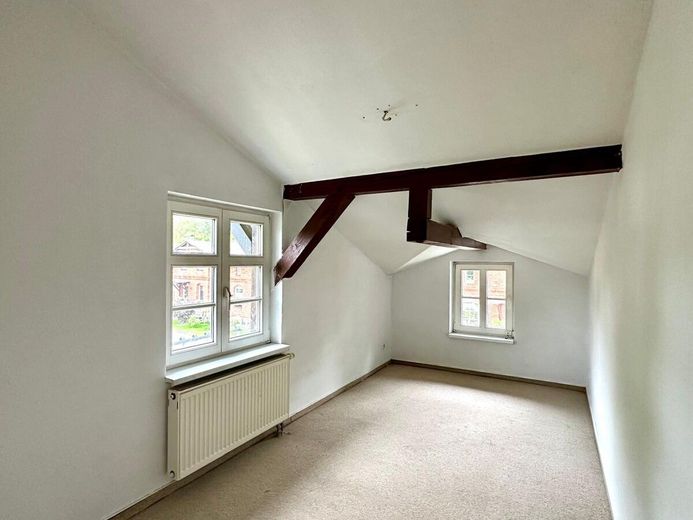 HORN IMMOBILIEN ++ uroczy dom dwurodzinny w Klein Helle, tylko 15 min do Neubrandenburga – Arbeitszimmer