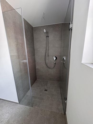 Neubau 2-Zimmerwohnung an der Westallee in Verl – Dusche