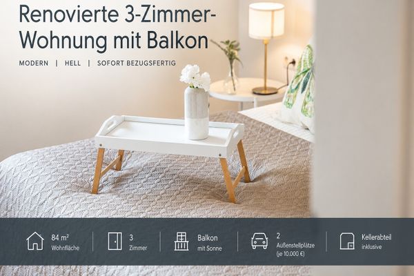 bez prowizji: 3 pokoje z balkonem południowym, świeżo wyremontowane + nowa elewacja i balkony