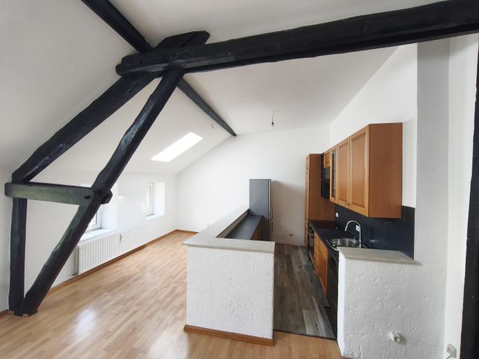 Maisonette Loft in historischen Bruchsteinhaus – Küche