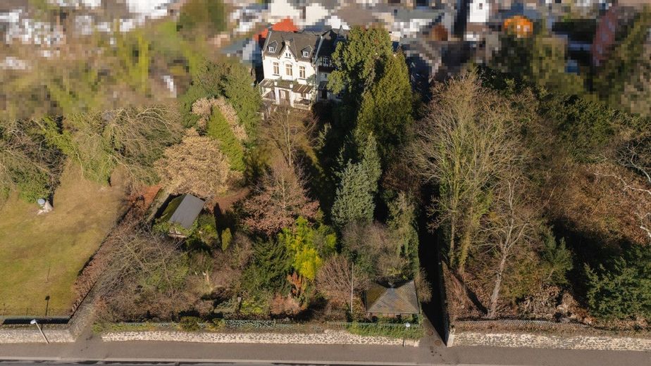 Historische Villa mit Rheinblick, Nebenhaus und Parkanlage in Erpel! – Blick auf das Anwesen
