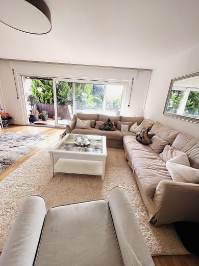 3,5-Zimmer Wohnung (1. Stock) mit Garten u. Garage - Mannheim-Vogelstang – Wohnzimmer
