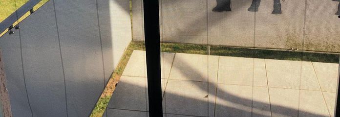 Balkon mit Blick in den Garten