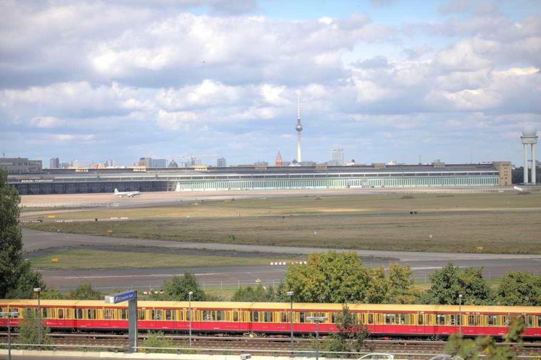 Ausblick über Tempelhofer Feld