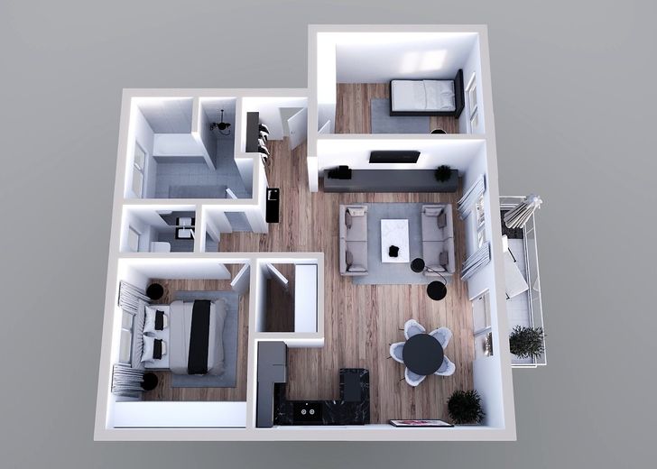 3D - Grundriss 
