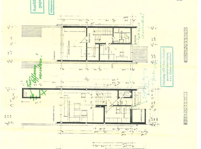Neuwertiges Reihenmittelhaus, Fußbodenheizung, eigenem Garten & Garage – Grundriss EG+OG
