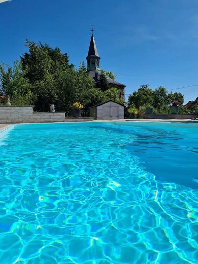 Traumhaus mit Einliegerwohnung in Saabrücken, Pool, Sauna, Klima .... – Pool Lagunen-Optik
