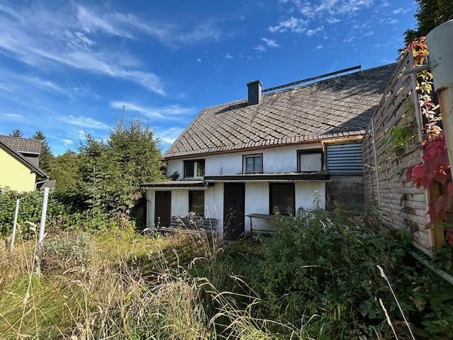 Schuppen rückwärtig